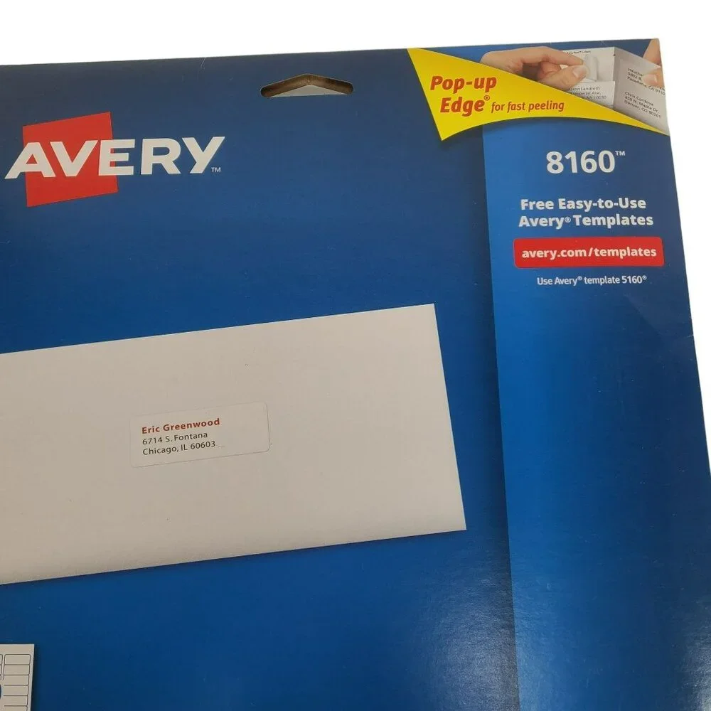 Avery Inkjet Address Labels Printable 1